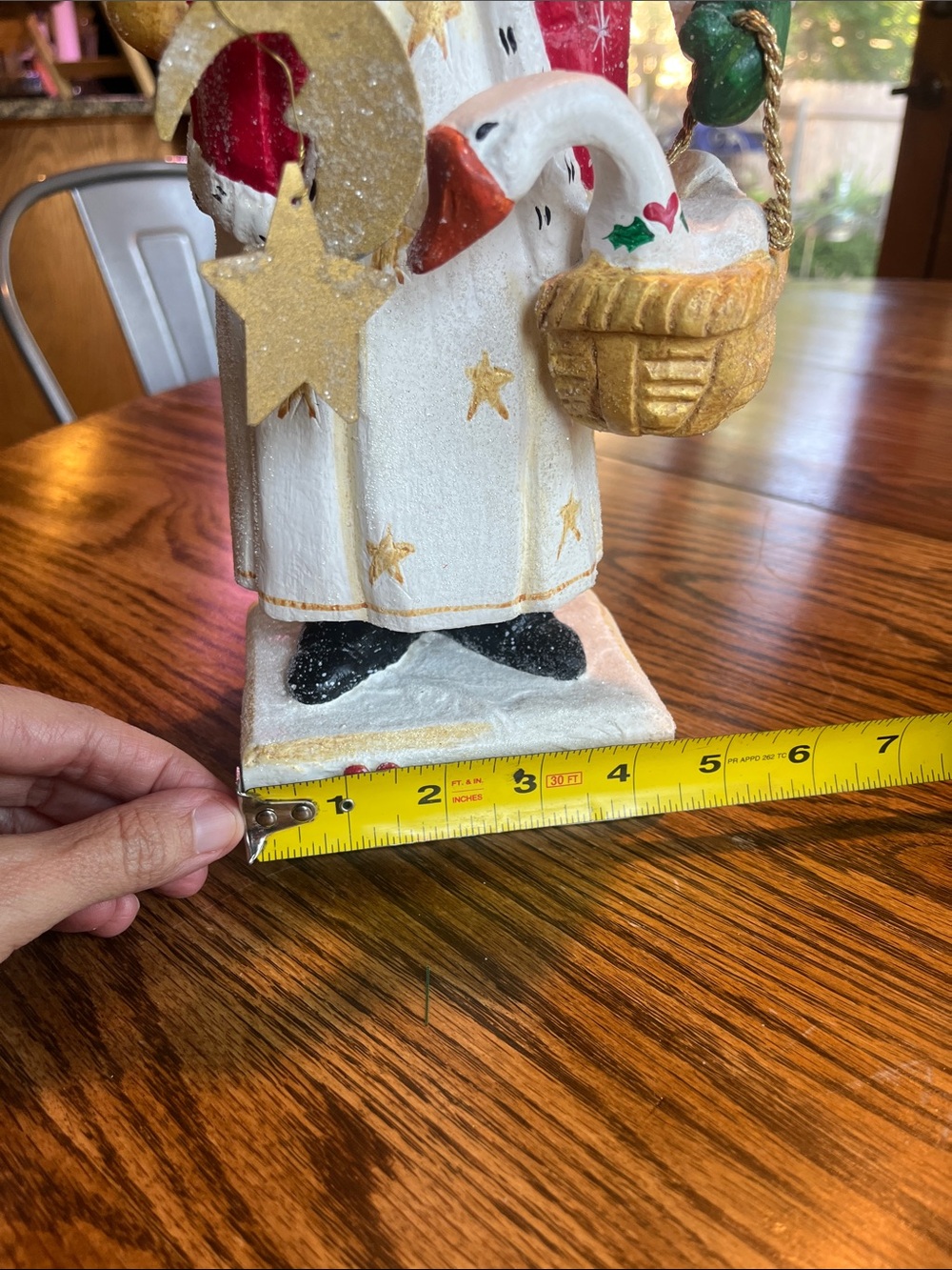 House of Hatten Handcrafted Santa with Porch 🪿 Rare Find 2002 - Picture 14 of 17